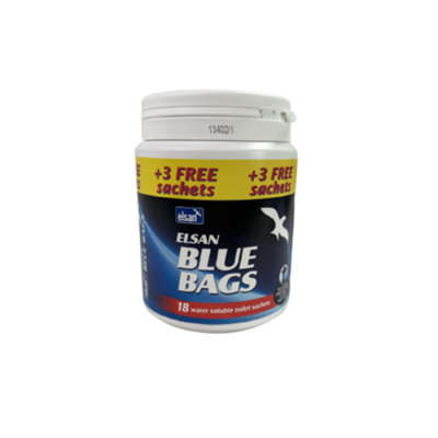 Blue Bags Toilet Sachets - Pack of 21 - Dissolves Grease - Elsan BAG15 - Image 14