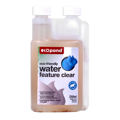 Ecopond Water Feature Cleaner Prevents Algae & Slime Build-Up Garden Fountain 250Ml from B&Q