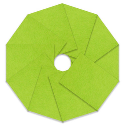 Groves Of Thames A/Felt 23X30cm Pk10 - Felt: Acrylic: 23 X 30Cm: Lime: 10 Pieces - Trimits