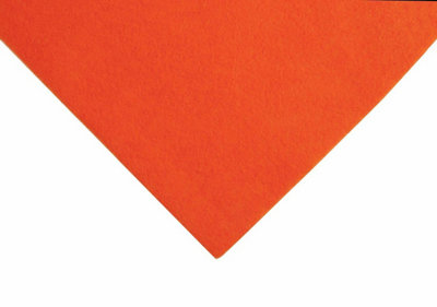 Groves Of Thames A/Felt 23X30cm Pk10 - Felt: Acrylic: 23 X 30Cm: : 10 Pieces - Trimits Orange