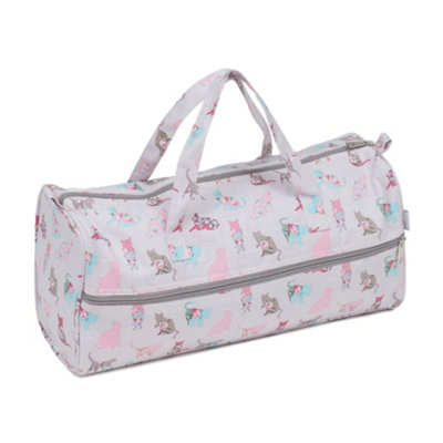 Hobby Gift Knitting BagCotton Yarn Storage Bag With Zip Pocket 45 X 19.5 X 16.5Cm from B&Q