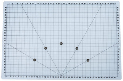 Groves Of Thames Cutting Mat 450X300mmCutting Mat: Translucent: 45Cm X 30Cm (A3)Purelite from B&Q
