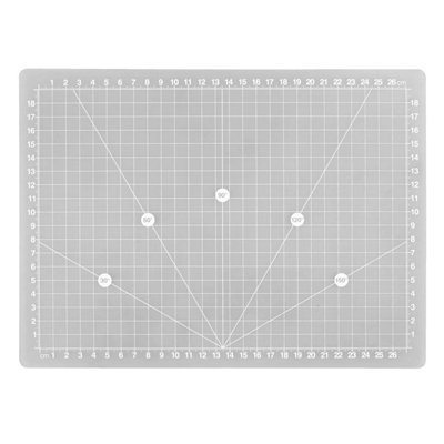 Groves Of Thames Cutting Mat 300X220mmCutting Mat: Translucent: 45Cm X 22Cm (A4)Purelite from B&Q