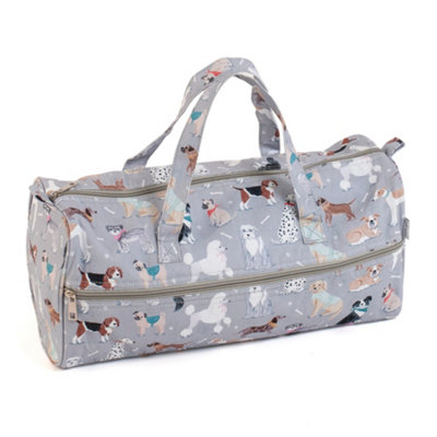 Hobby Gift Knitting BagCotton Yarn Storage Bag With Zip Pocket 45 X 19.5 X 16.5Cm from B&Q