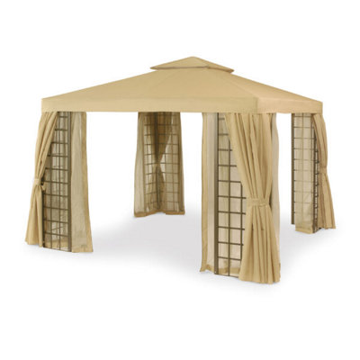 Suntime Deluxe 3M Gazebo Replacement Canopy Beige (2008 Onwards Model) from B&Q