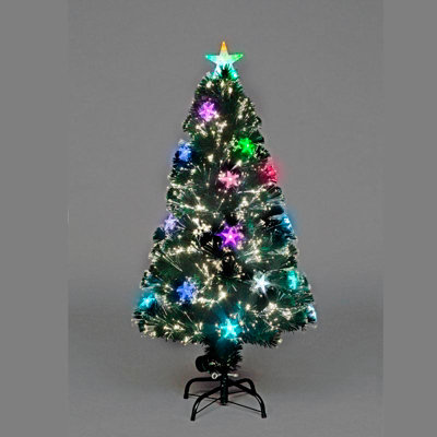 Snowtime F/o 120Cm Cosmos Tree W/22 Colour Changing Leds from B&Q