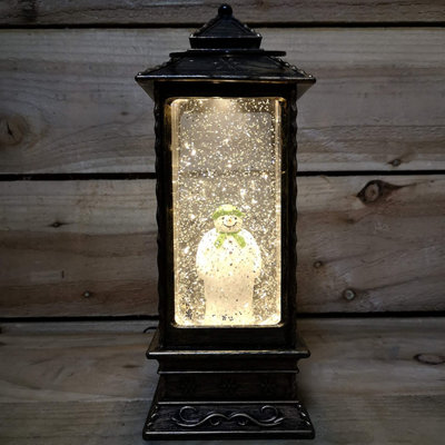 Snowtime The Snowman 27Cm Water Lantern from B&Q