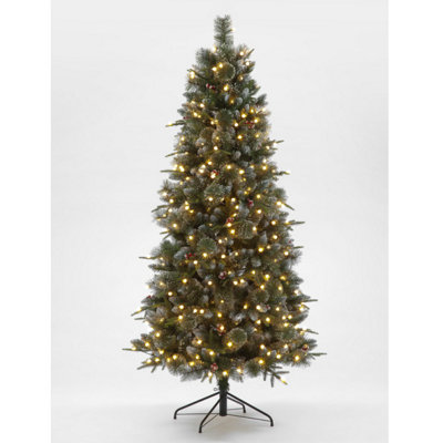 Snowtime Pre-Lit Minnesota Spruce Tree 7Ft