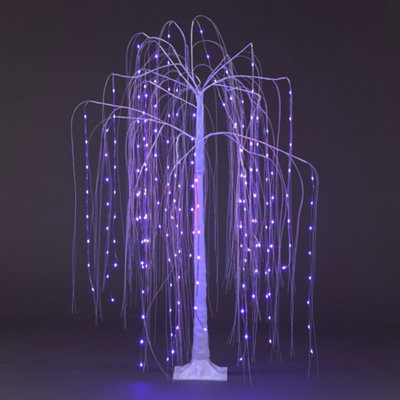 Snowtime 1.5M Rgb Willow Tree W/app & Remote Control /192 Rgb Leds from B&Q