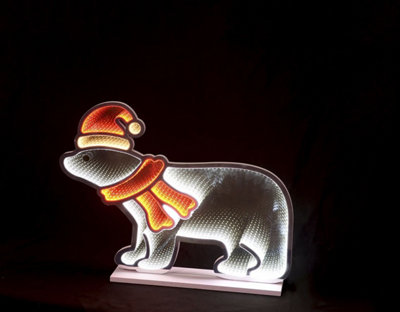 Snowtime 60Cm Infinity Polar Bear from B&Q