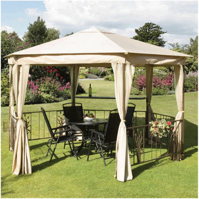 Suntime Majestic 3.2M Hexagonal Gazebo Replacement Canopy from B&Q