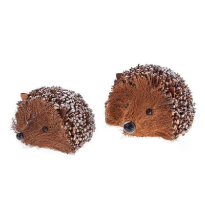 Gisela Graham Decorative Hedgehog Christmas Decorations Set of 2 For Your Home - Image 4