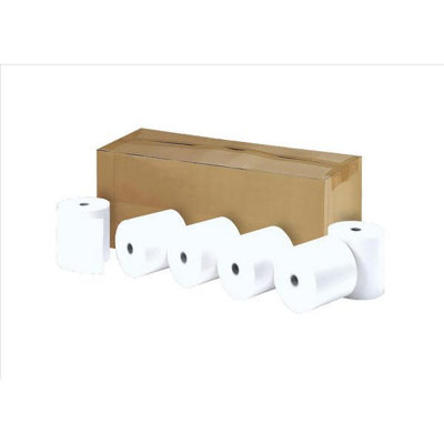 Star+ 5 Star Printer Rolls Thermal 1-Ply 57X50mmx27M (Pack Of 20) from B&Q