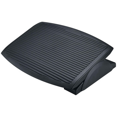 B&Q -  Ergonomics Professional Footrest Black Ce77688
