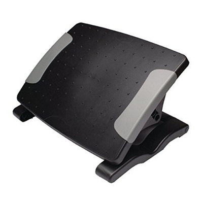 B&Q -  Ergonomics Executive Adjustable Footrest Black Ce77689