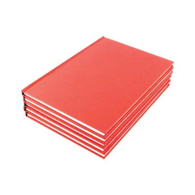 A5 Feint Ruled Manuscript Books In Red (Pack Of 10)Wx01061 from B&Q