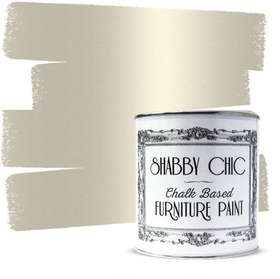 Rainbow Chalk Shabby Chic Chalk Based Furniture Paint 1 Litre Antique Champagne from B&Q