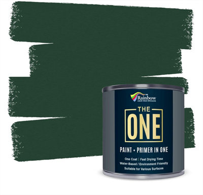 B&Q -  The One Paint Gloss Green 250Ml