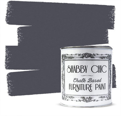 Rainbow Chalk Shabby Chic Chalk Based Furniture Paint 1 Litre Anthracite from B&Q