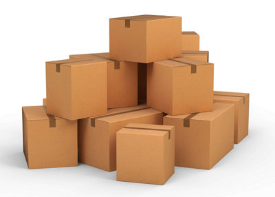 Ambassador Packing Carton Single Wall Strong Flat-Packed 203X203X203mm Ref Sc-05 Pack Of 25 from B&Q