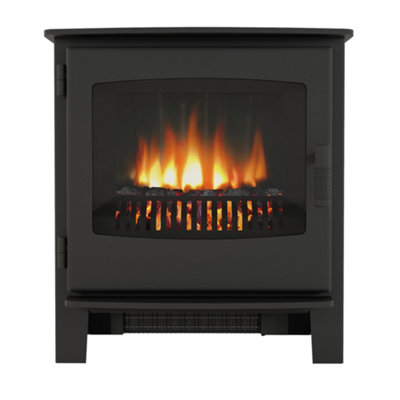 Newland Desire 7 Black Freestanding Electric Stove With Remote from B&Q