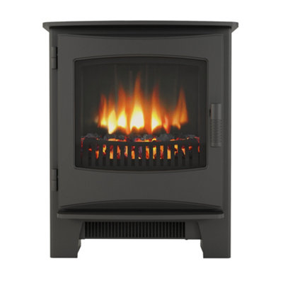 Newland Ignite Black Inset Electric Stove With Remote from B&Q