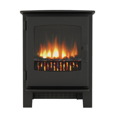 Newland Desire Black Inset Electric Stove With Remote from B&Q