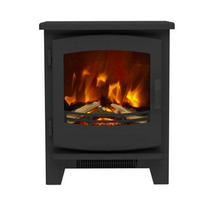 Newland Beacon Black Freestanding Electric Stove (Small) from B&Q