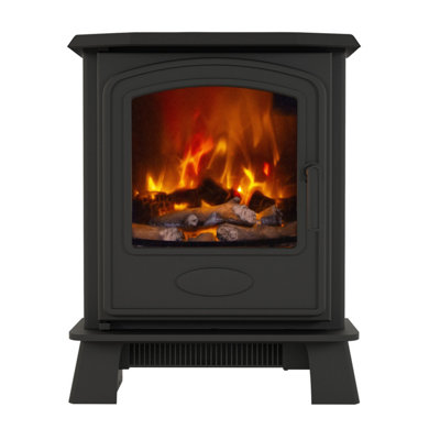Newland Ora Black Inset Electric Stove With Remote from B&Q