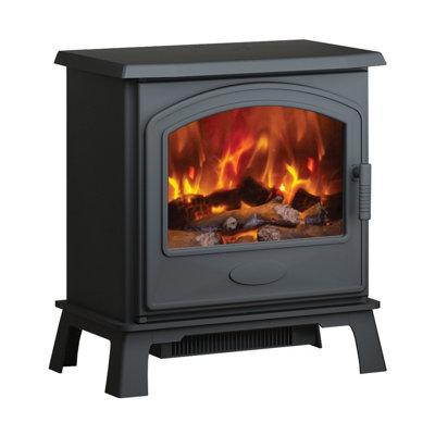 Newland Ora 7 Black Freestanding Electric Stove from B&Q