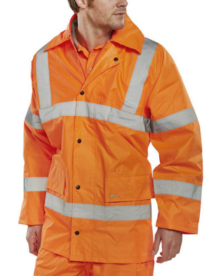 Beeswift Hi-Vis Lightweight Work Jacket OrangeS from B&Q