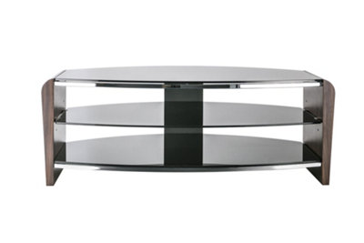 Alphason Francium Tv-Stand With 3 Shelves Walnut Look from B&Q