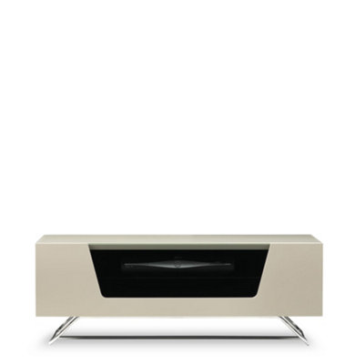Alphason Chromium Tv-Stand With 1 Flap Ivory1000mm from B&Q