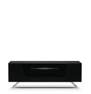 Alphason Chromium Tv-Stand With 1 Flap Black1000mm from B&Q