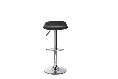 Alphason Ohio Barstool With Adjustable Height In Black from B&Q