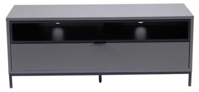 Alphason Chaplin Tv-Stand With 1 Flap Charcoal from B&Q