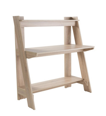 Alphason Arizona Desk With 2 Shelves In Light Oak Look from B&Q