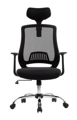 Alphason Black Florida Mesh Office Chair In