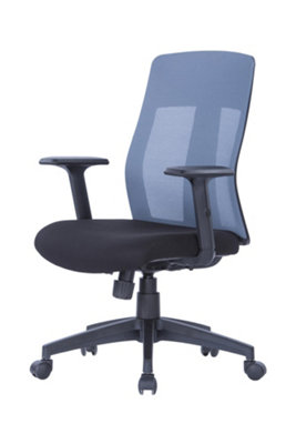 Alphason Laguna Office Chair With Wheels In Grey from B&Q