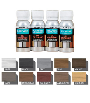 B&Q - PolyvineOil Colourant50GLight Oak