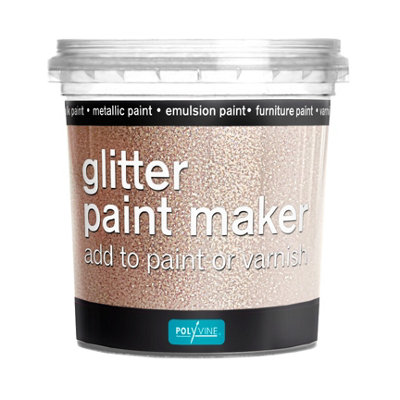 Polyvine Glitter Paint Maker Rainbow 75G For 2.5L from B&Q