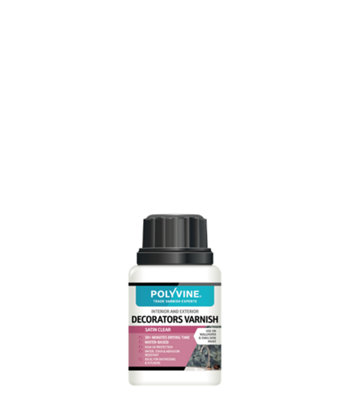 Polyvine Quick-Drying Clear Acrylic Decorators Varnish Satin 100Ml - Image 2