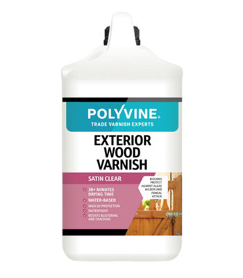 PolyvineExterior Wood VarnishSatin4 Litre from B&Q
