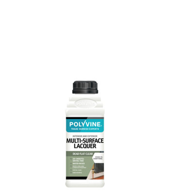 Polyvine - Multi Surface Lacquer - Dead Flat - 500Ml B&Q