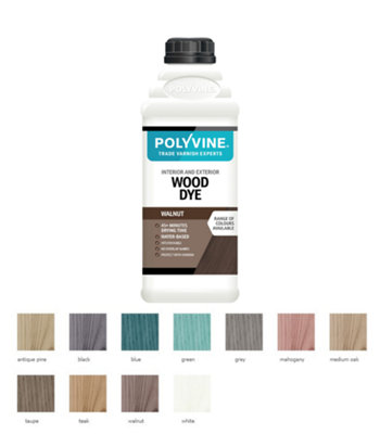PolyvineWood Dye ColourTeak1L from B&Q