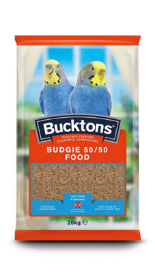 B&Q Bucktons Budgie 50/50 Food 20Kg