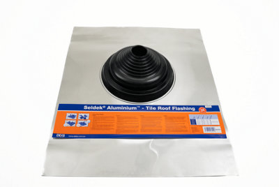 Dektite Seldek Aluminium Flashing No.1 Blk (50-170mm/2-6.75") from B&Q