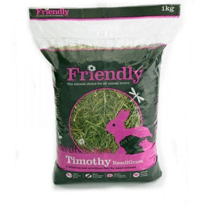 Friendly Timothy Readigrass For Small Animals 1Kg (Pack Of 4) from B&Q