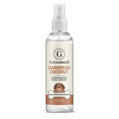 Groomers Deodorising & Conditioning Dog Fragrance Spray 250MlCaribbean Coconut from B&Q