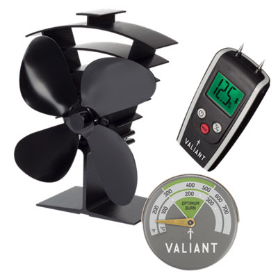 Valiant Premium Iv Stove FanMagnetic Thermometer And Moisture Meter from B&Q